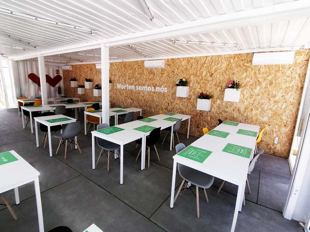 Cafeteria Pop Up Worten y Grupo GP